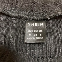 SHEIN シーイン　シフォンニットトップスの画像