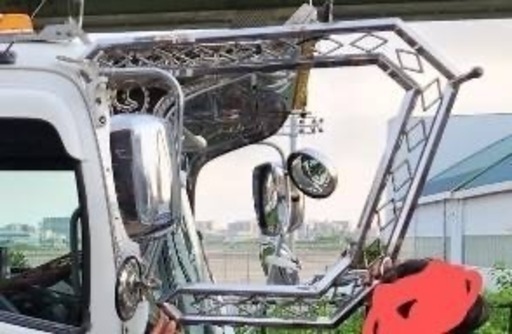 デコトラ　ミラーステー