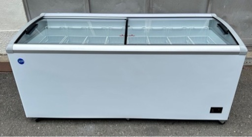 【動確済み】美品 2023年 JCM 業務用 冷凍ショーケース JCMCS-405L 100V 冷凍ストッカー スライド冷凍ショーケース 厨房 ラウンド扉 大阪②