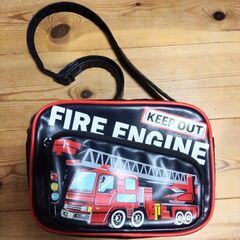 通園バッグ　消防車　FIRE ENGENE ショルダー　カバン（...