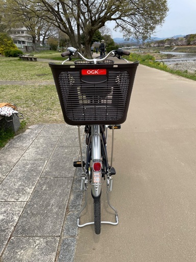 Panasonic 電動アシスト自転車 26インチ中古車 Panasonic 23 ビビL押し歩き26インチブルー3S (ハルコ) 円町の電動