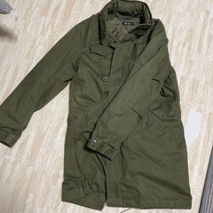 カーキコート　古着　Lサイズ