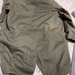 カーキコート　古着　Lサイズの画像