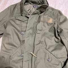 カーキコート　古着　Lサイズの画像