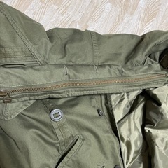 カーキコート　古着　Lサイズの画像