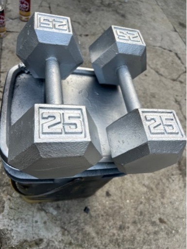 筋トレダンベル25ポンド11.34kg2個セット?️‍♀️ワークアウト筋肉トレーニング?プロフ必読