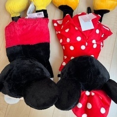 ミッキー＆ミニー グランデぬいぐるみの画像