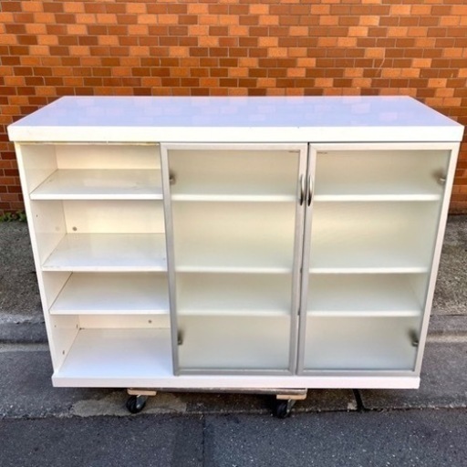 《売約済》【池上店】ニトリ　NITORI キッチンカウンター　キッチン　カウンターテーブル　食器棚　レンジボード　システムボード　レンジ台　キッチン収納　キッチン　棚　カップボード