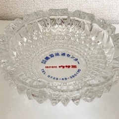 トレド　卓上灰皿　ガラス　の画像