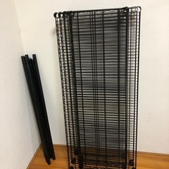 スチールラック幅120黒