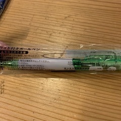 反射タスキ ライト付きボールペン 新品未使用 の画像