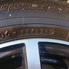 アルミホイール ４穴 PCD100　＋ スタッドレスタイヤ（YOKOHAMA iceGUARD iG30）185/65R14　ホンダ　フリードスパイク、モビリオスパイクで使用してましたの画像