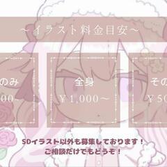 ちびキャライラストお安く制作致します！の画像