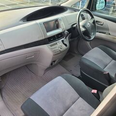 エスティマ2.4 アエラスSパッケージ　H19　車検7/12　100000ｋ　純正HDDナビ＆地デジＴＶ＆フリップダウンモニター　カラーバックカメラ 　両側パワースライド　純正エアロ＆専用18AW　レッドメーター　7人乗りの画像