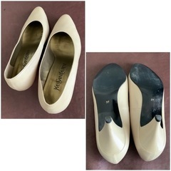 イヴサンローラン【24㎝位】パンプス☆クリーニングお手入れ済6071の画像