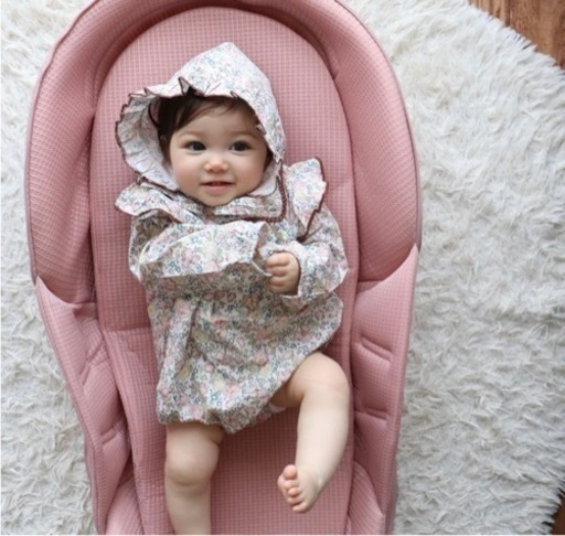 【ネオママイズム】 新生児と添い寝ができる 折りたたみ ベッドインベッド　ピンク