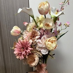 ウェディングブーケ　アーティフィシャルフラワーの画像