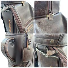 ヴィンテージ】バーバリー キャディバッグ オールレザー ロゴ ノバチェック