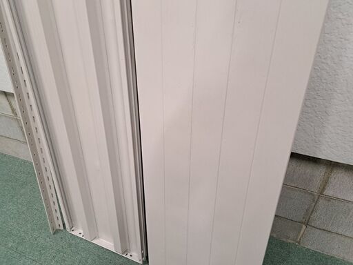 3台あり 6段 スチールラック ホワイト 幅180cm×奥行45cm×高さ240cm
