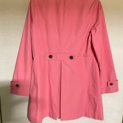 USED   組曲　オンワード　春コート　サーモンピンク　M　の画像
