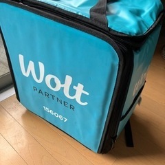 wolt デリバリーセット 配達バッグ　の画像