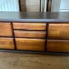 テレビボード、収納棚の画像