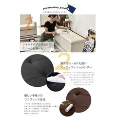 ★美品！ドリス　収納スペース付きソファ　家具 収納家具 テレビ台の画像