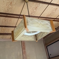 和風蛍光灯照明器具　昭和レトロ①