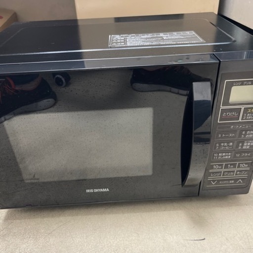 2022年　アイリスオーヤマ　オーブンレンジ　黒