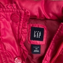 GAPダウン　ベスト　女の子　100の画像