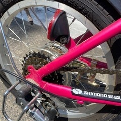 16inch 折りたたみ自転車‼️ 走る曲がる止まるの画像