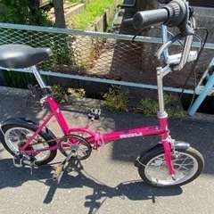 16inch 折りたたみ自転車‼️ 走る曲がる止まるの画像