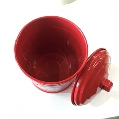 配達可【DULTON】【ダルトン】【赤】【ベビーカン】【ペン缶】【収納】クリーニング済【管理番号11204】の画像