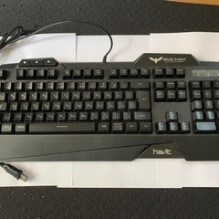 ［取引中］『中古品』『美品』havit ゲーミングキーボード L...