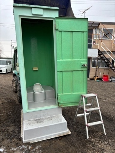 仮説トイレ　引き取り限定