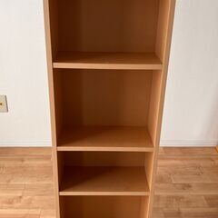 本棚　スリムタイプ　コンパクト　※追加棚板あり