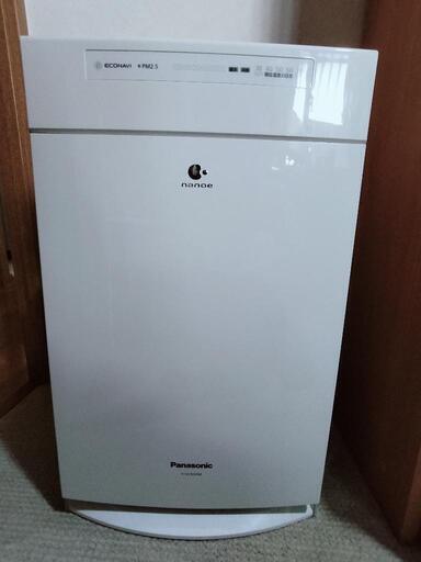 【美品】家電 季節、空調家電 空気清浄機　パナソニック 　加湿機能付