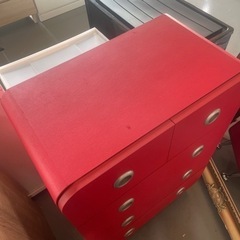 レトロポップな赤タンス w59