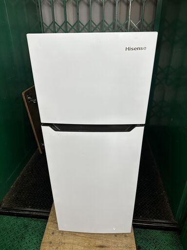 ☆ジモティー割引有☆　(S備)ハイセンス/2ドア冷蔵庫/HR-B12C/120L/2021