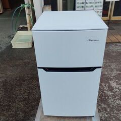 ハイセンス HR-B95A 2ドア冷蔵庫 93L『中古美品』2020年