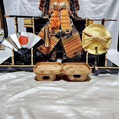 五月人形 鎧 鎧兜一式 甲冑 鎧櫃 武具 端午の節句 時代物の画像