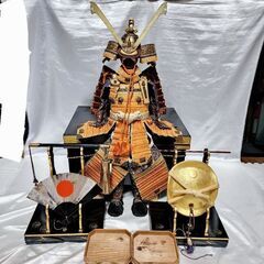 五月人形 鎧 鎧兜一式 甲冑 鎧櫃 武具 端午の節句 時代物