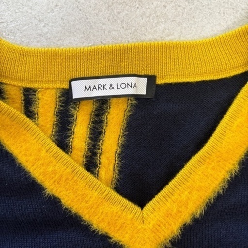 マークアンドロナ/MARKLONA GOLF RIM VEE SWEATER