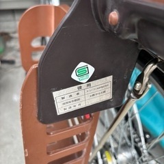 【お引取り中】自転車　チャイルドシート　後ろ乗せ　OGK の画像