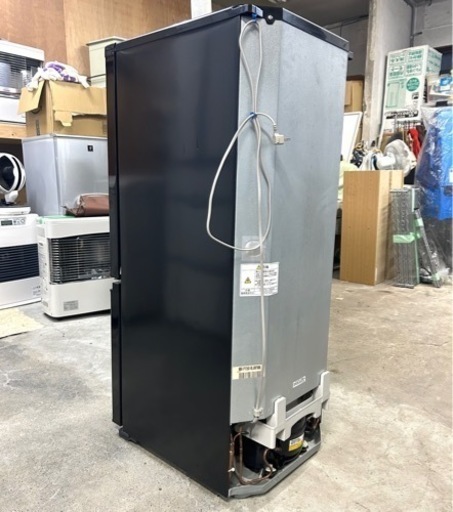 札幌市内配送可 19年製 MITSUBISHI 三菱電機 146L 2ドア冷凍冷蔵庫 MR-P15D-B 右開き
