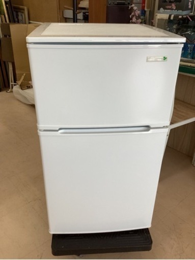 美原店　HerbRelax YRZ-C09B1 ヤマダ電機オリジナル 直冷式冷蔵庫 (90L)