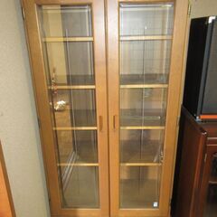 木製キャビネット無料でお譲りします の画像