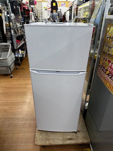 ☆ジモティー割引有☆　(S備)ハイアール/2ドア冷蔵庫/JR-N130C/130L/2023