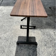 上下昇降式デスク（ガス圧・昇降幅34cm・幅62cm・奥行き43cm） No2846の画像