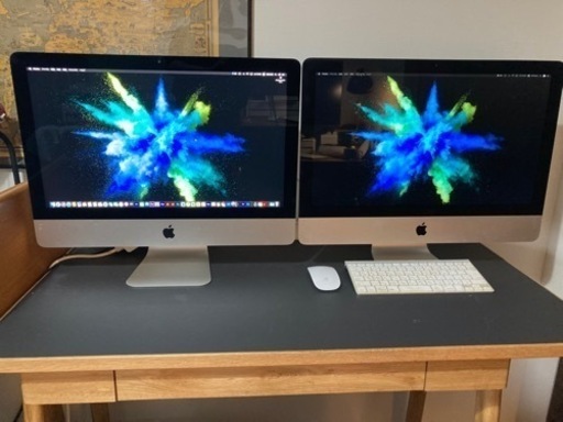iMac Retina 4K, 21.5-inch 3.6 GHz クアッドコアIntel Core i7  さらにもう1台　iMac（サブモニター）